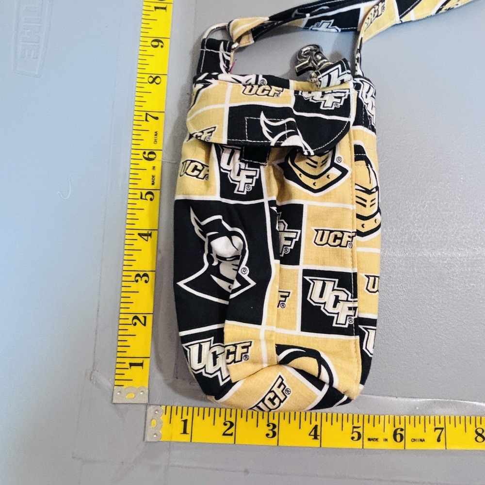 UCF Football Florida College Handmade Water Bottle Crossbody Bag‎ Game POCKET
